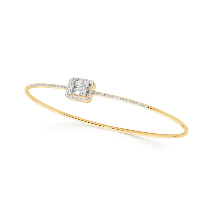 Art Deco Diamond Bangle