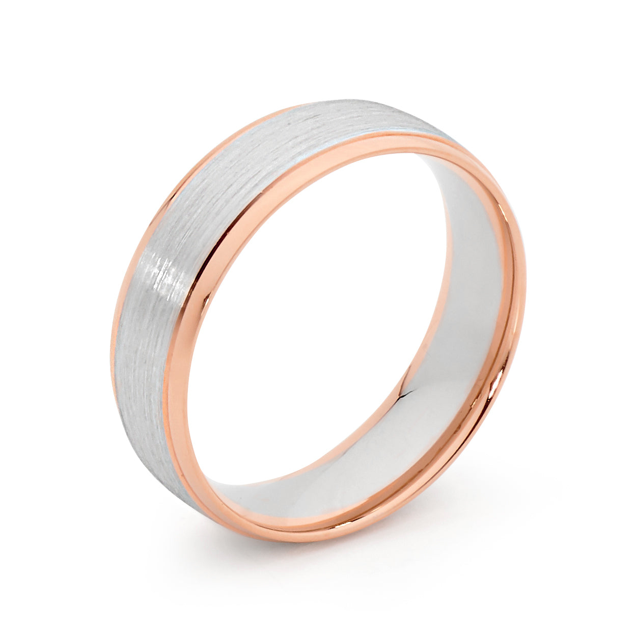 Two Tone Gold Band