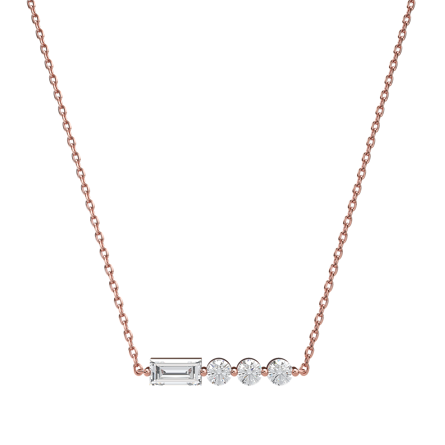 Morse Code Initial Necklace