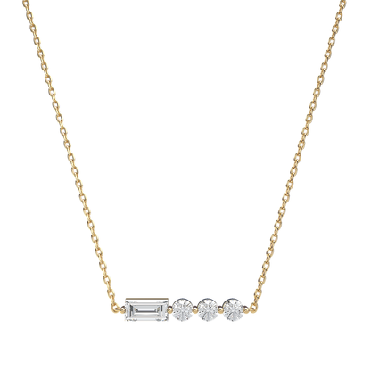 Morse Code Initial Necklace