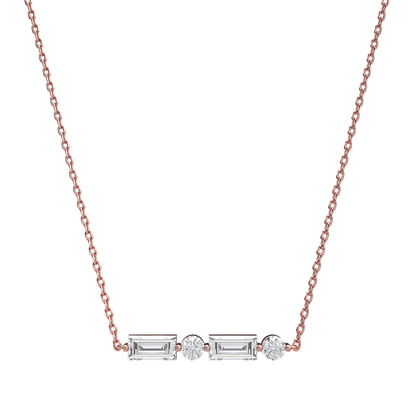 Morse Code Initial Necklace