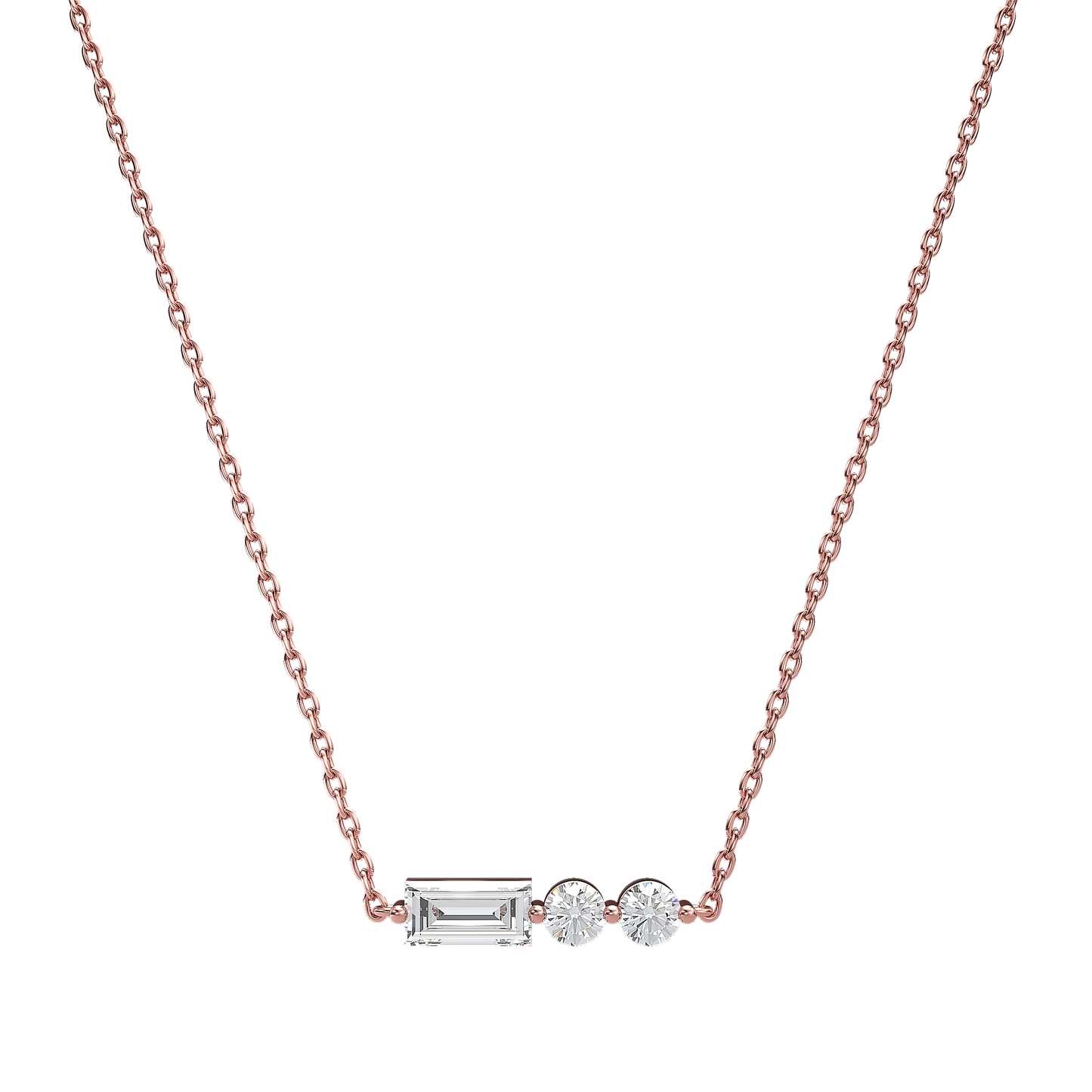 Morse Code Initial Necklace