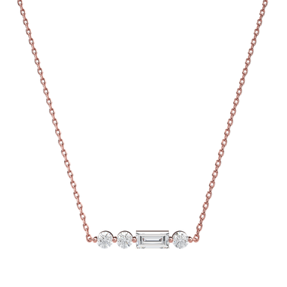 Morse Code Initial Necklace