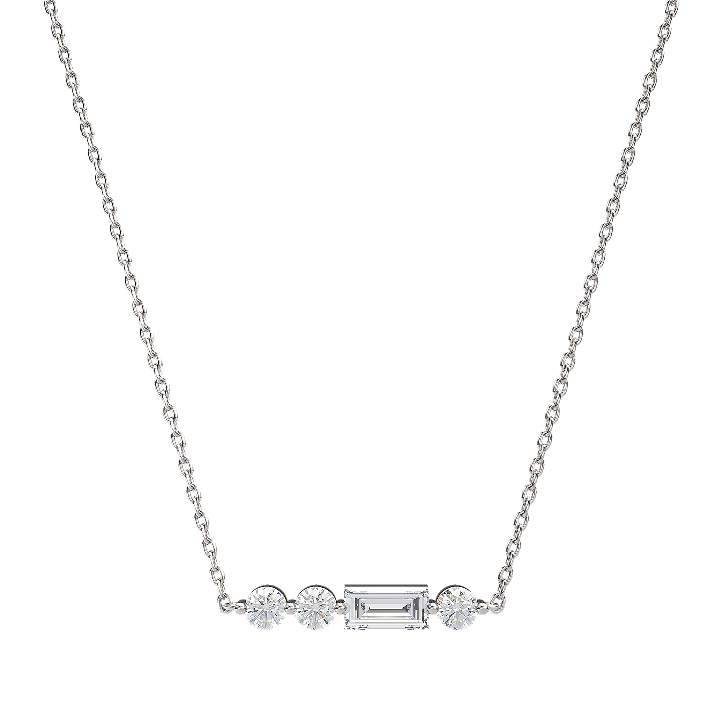 Morse Code Initial Necklace