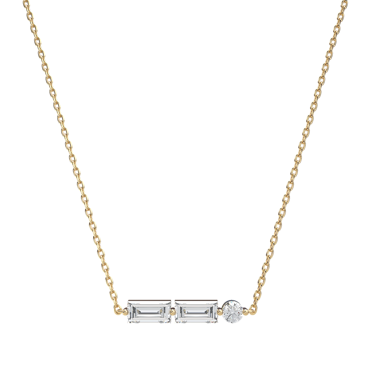 Morse Code Initial Necklace