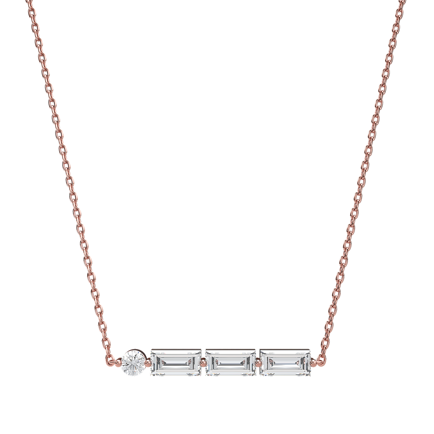 Morse Code Initial Necklace