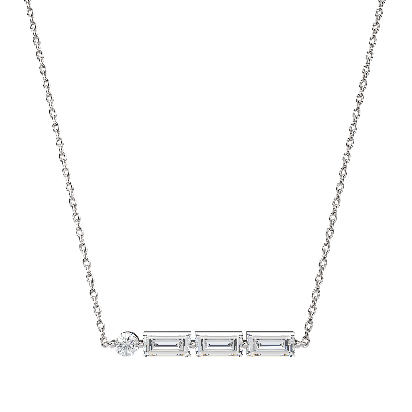 Morse Code Initial Necklace