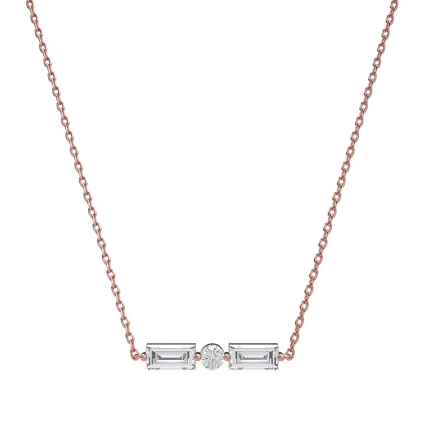 Morse Code Initial Necklace