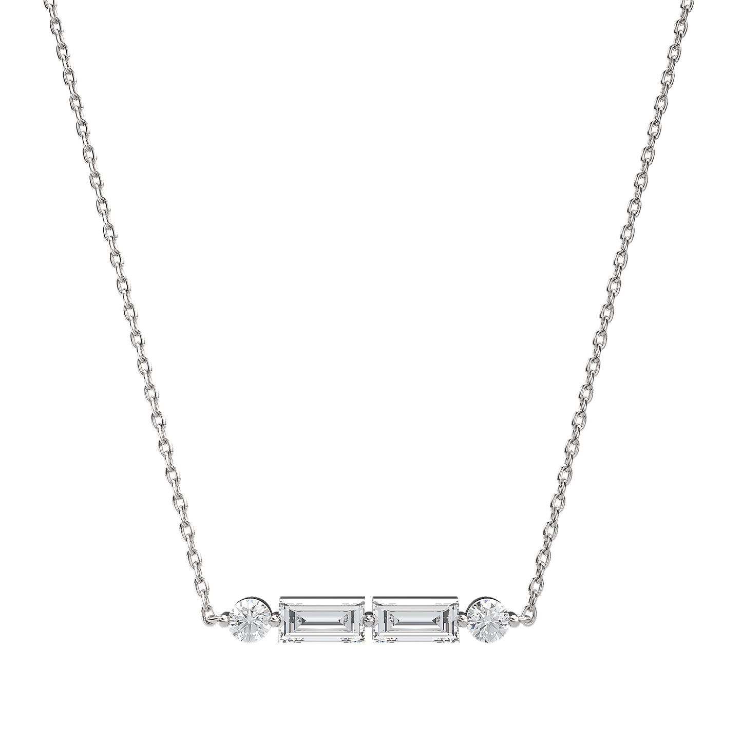 Morse Code Initial Necklace