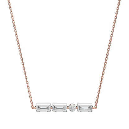 Morse Code Initial Necklace