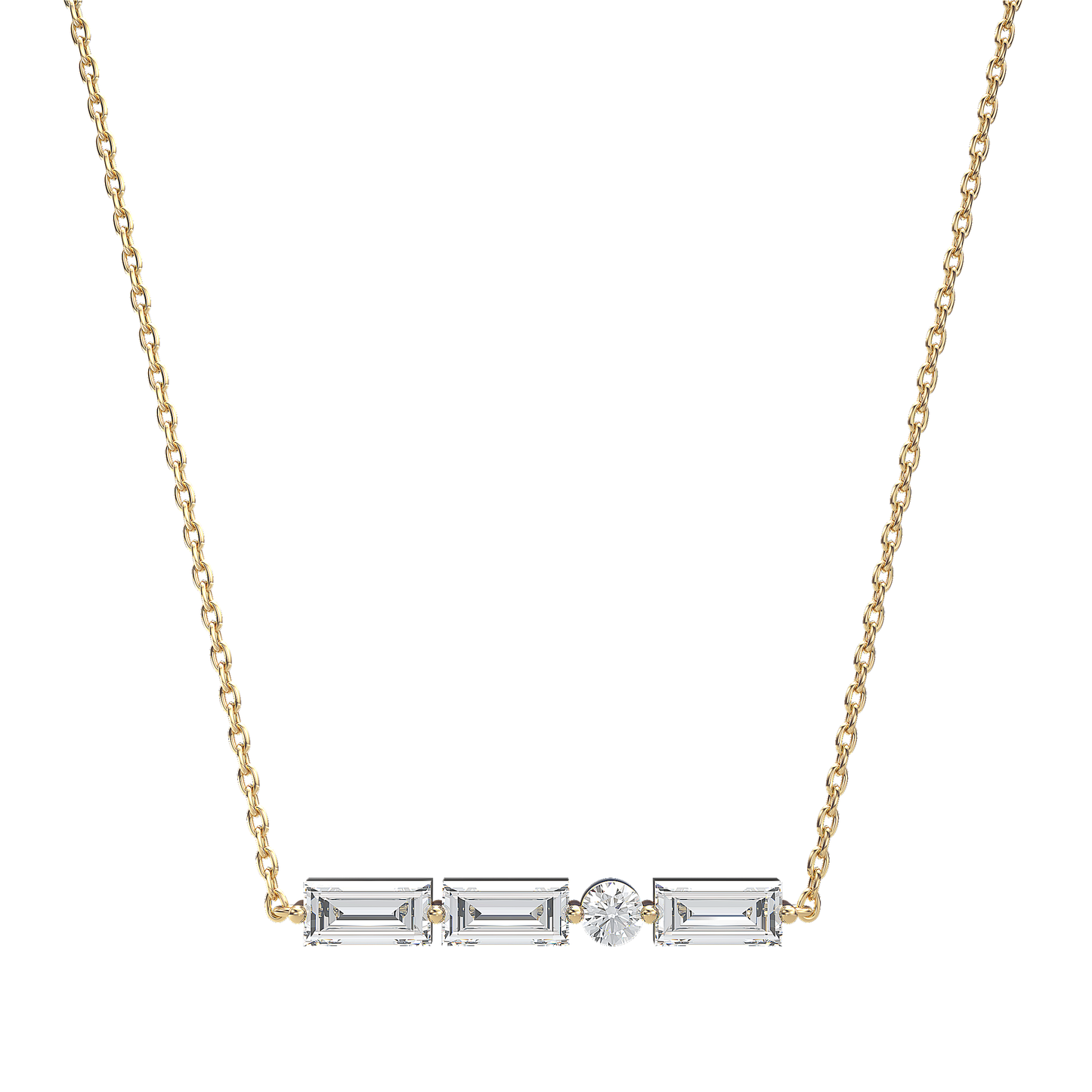 Morse Code Initial Necklace