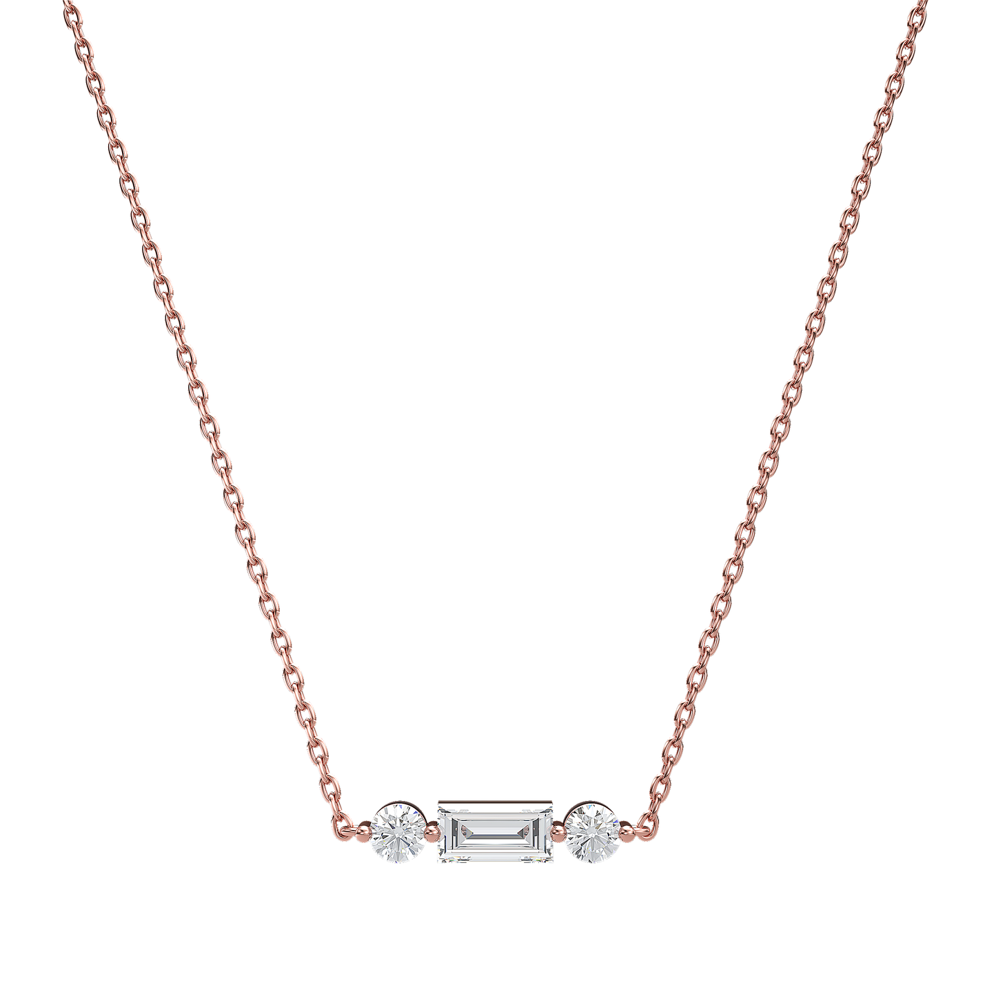 Morse Code Initial Necklace