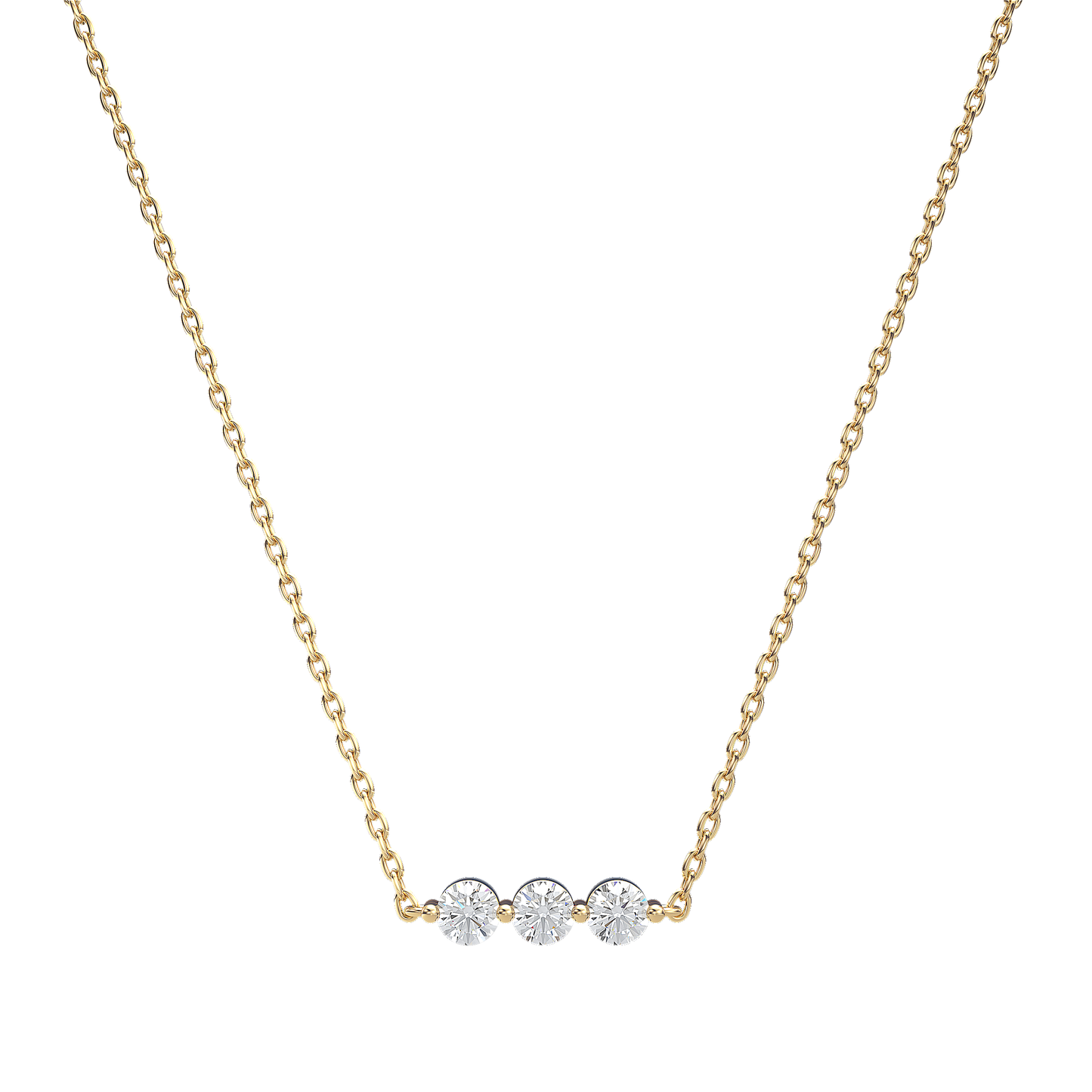 Morse Code Initial Necklace