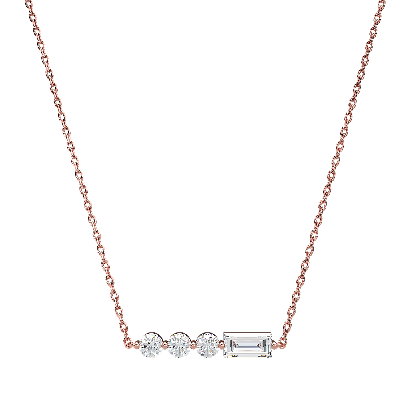 Morse Code Initial Necklace