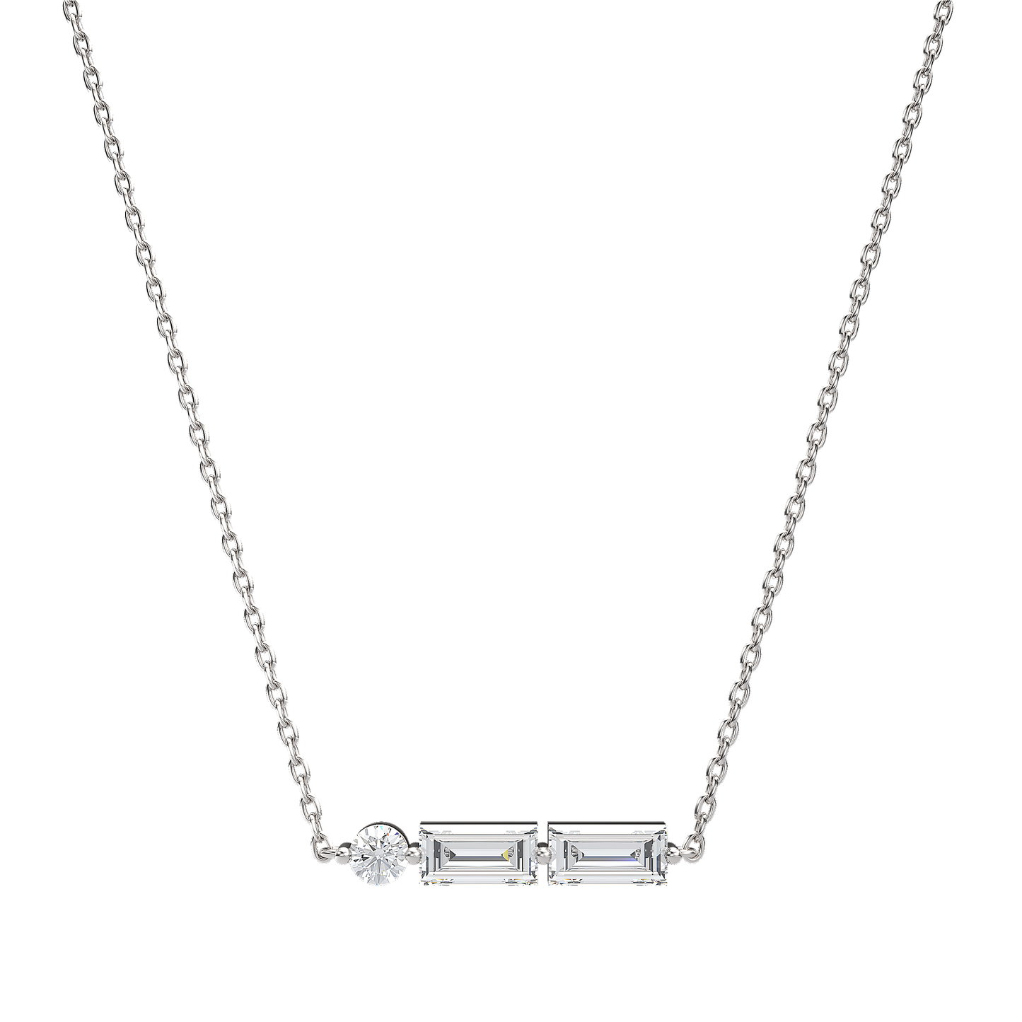 Morse Code Initial Necklace