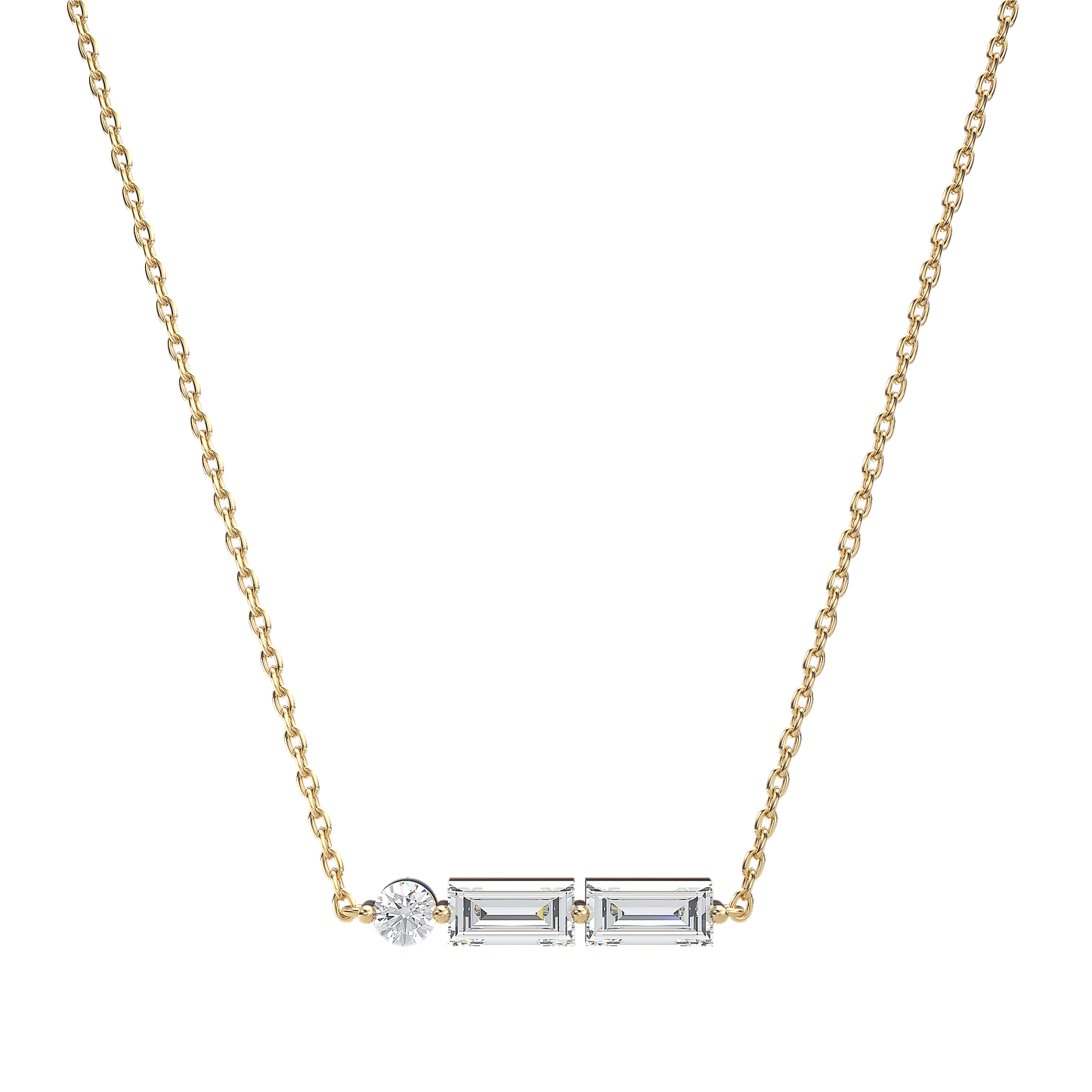 Morse Code Initial Necklace