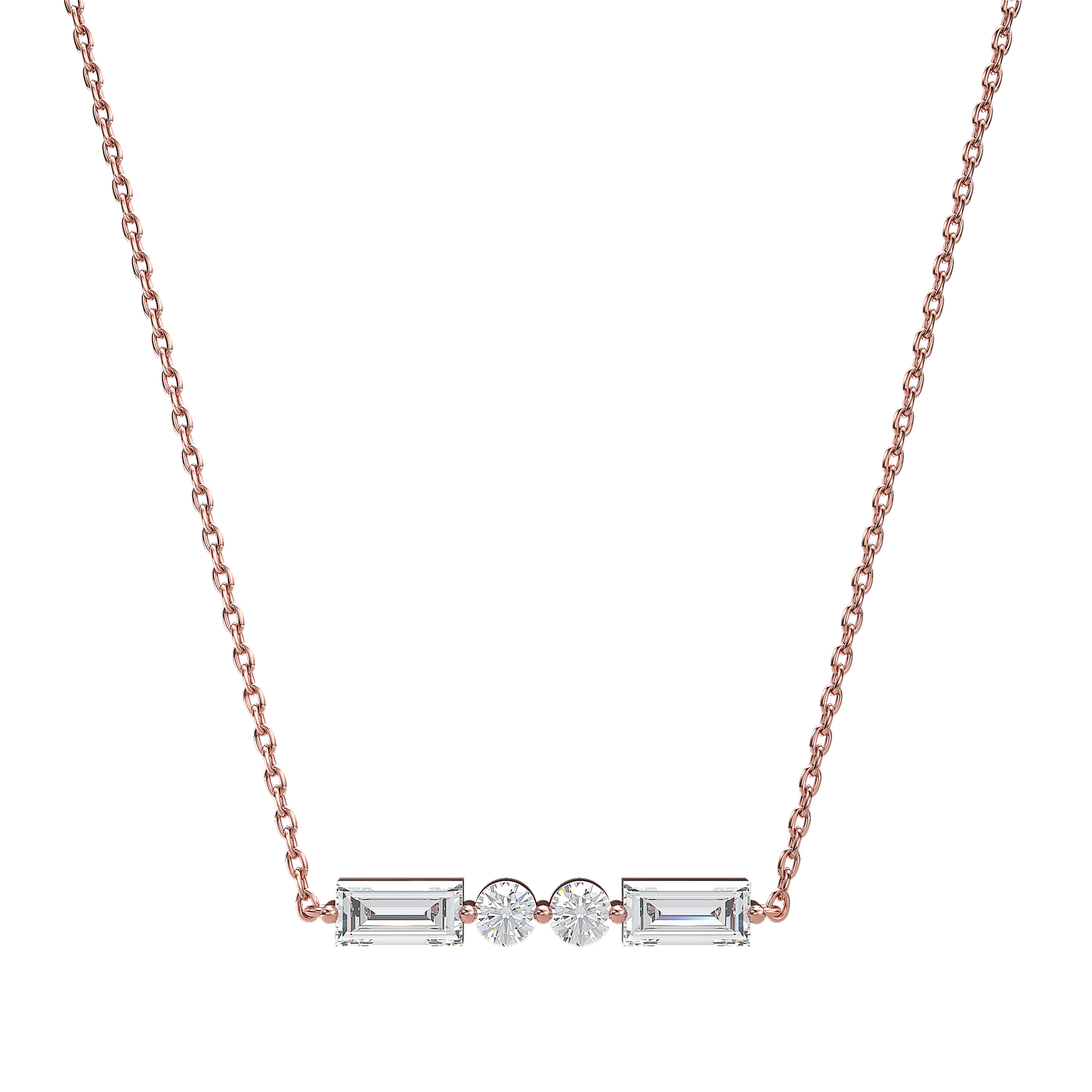 Morse Code Initial Necklace