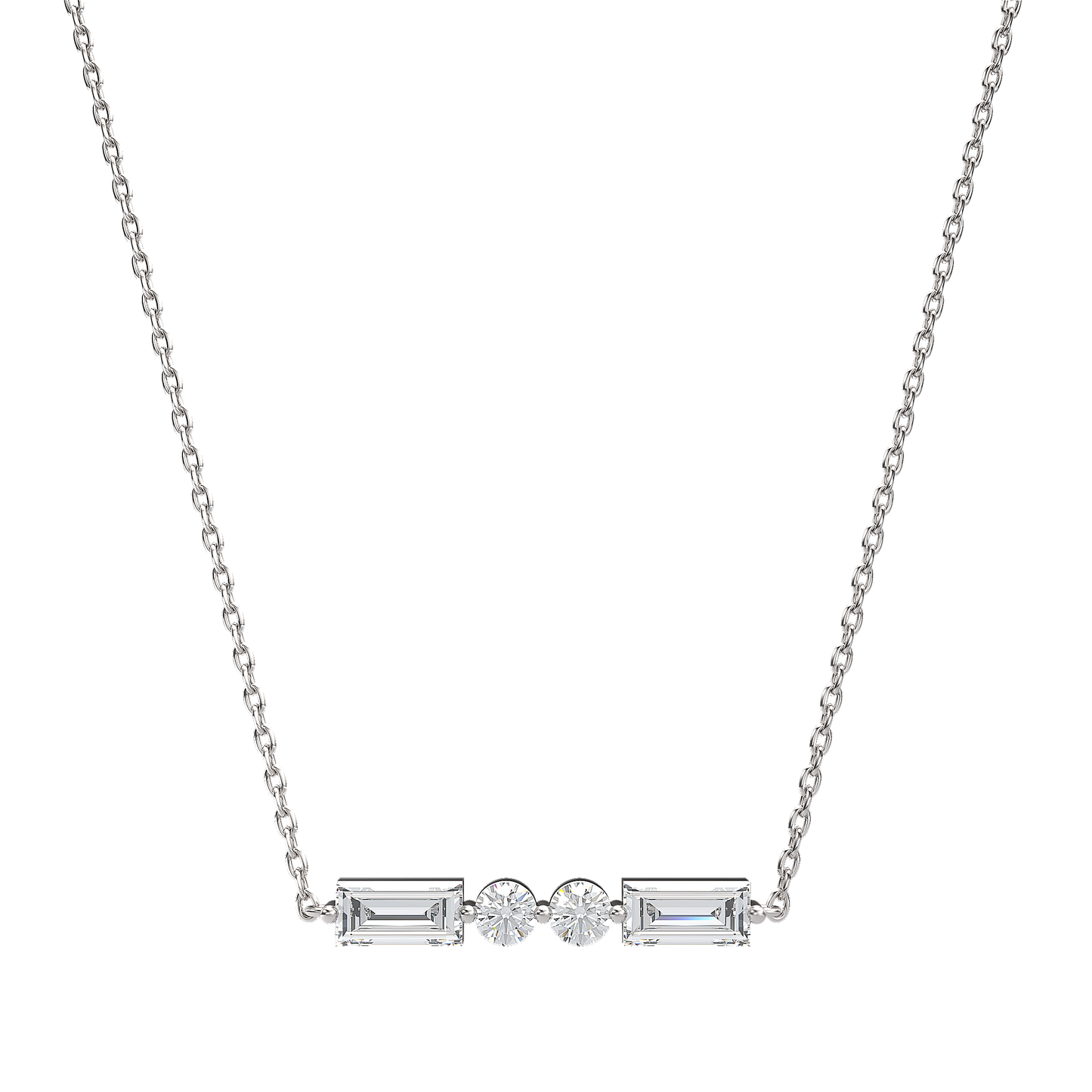 Morse Code Initial Necklace