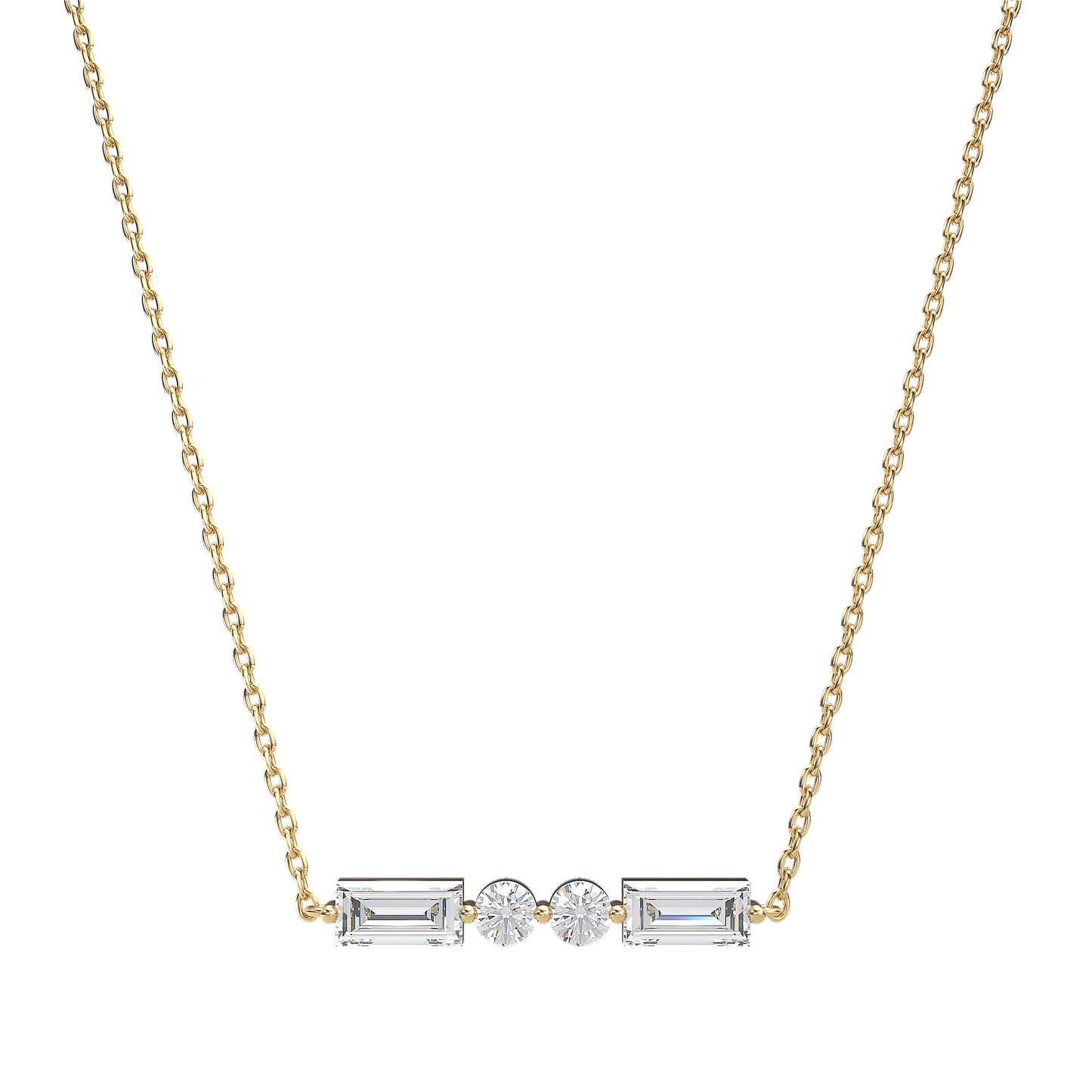 Morse Code Initial Necklace