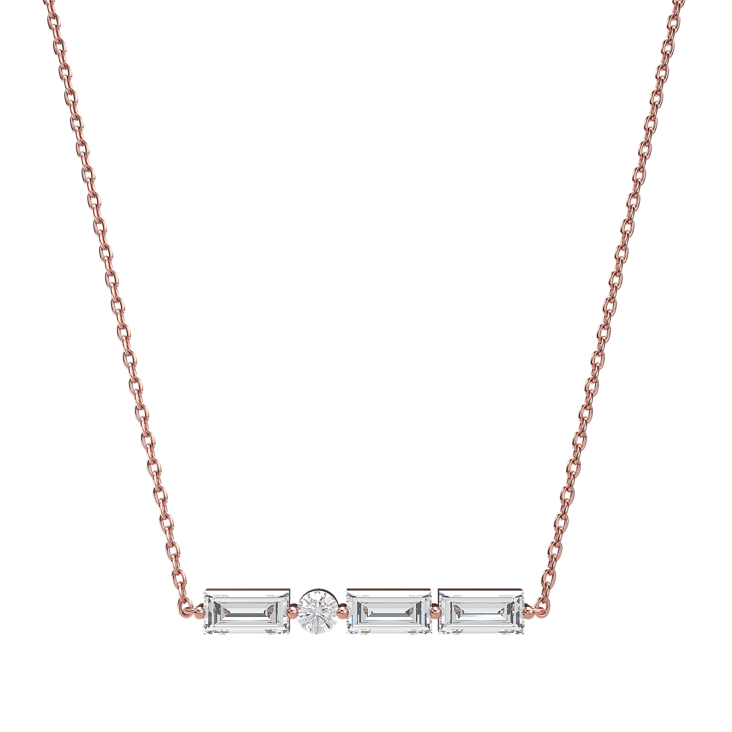 Morse Code Initial Necklace