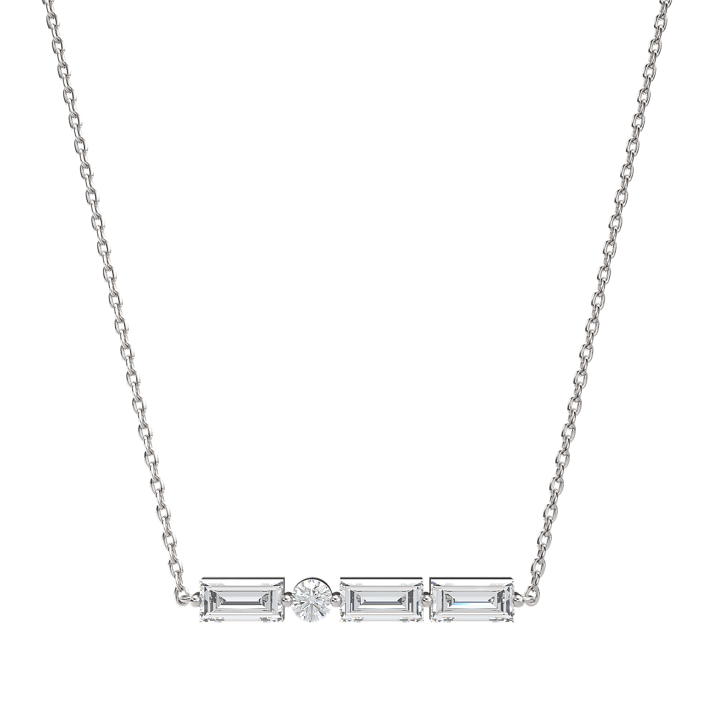 Morse Code Initial Necklace