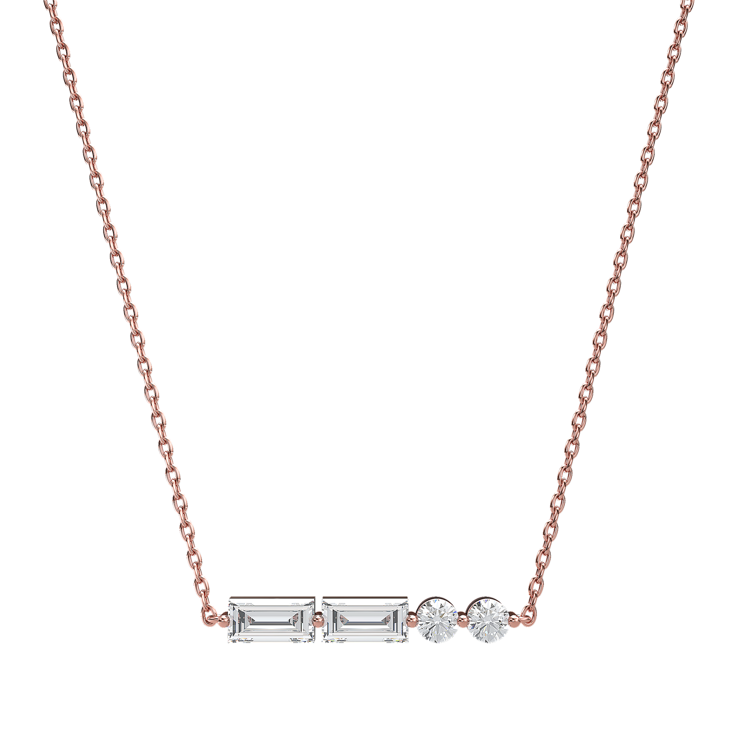 Morse Code Initial Necklace