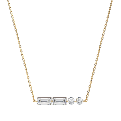 Morse Code Initial Necklace