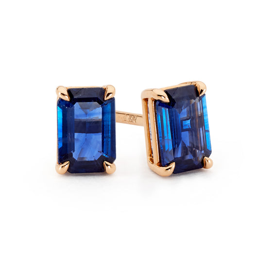 Blue Sapphire Studs