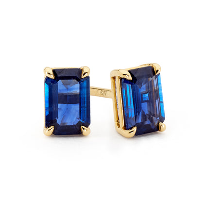 Blue Sapphire Studs