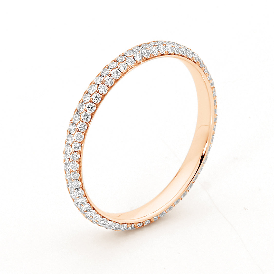 Pave Set Eternity Band