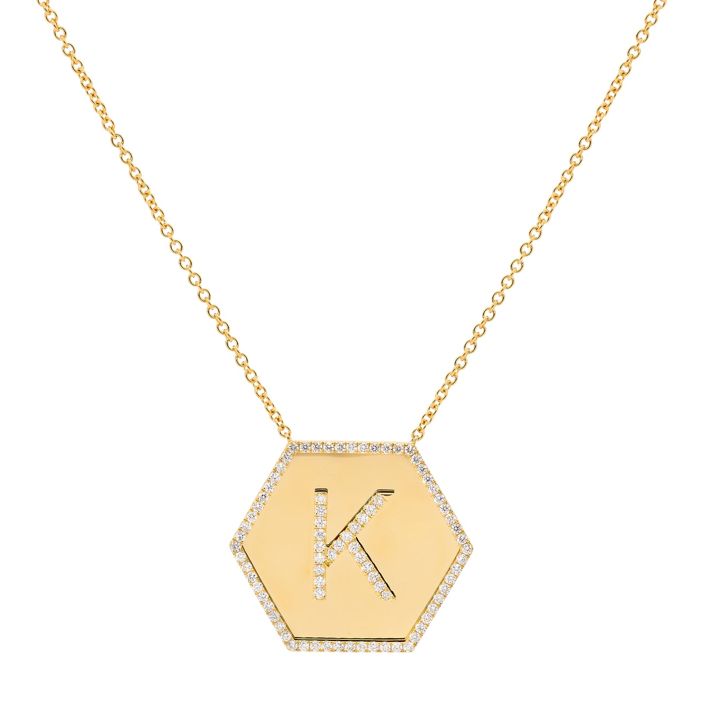 Statement K Necklace