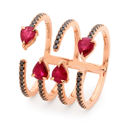 Statement Ruby & Diamond Ring