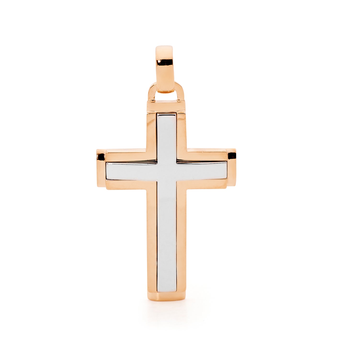 Statement Two-Tone Latin Cross