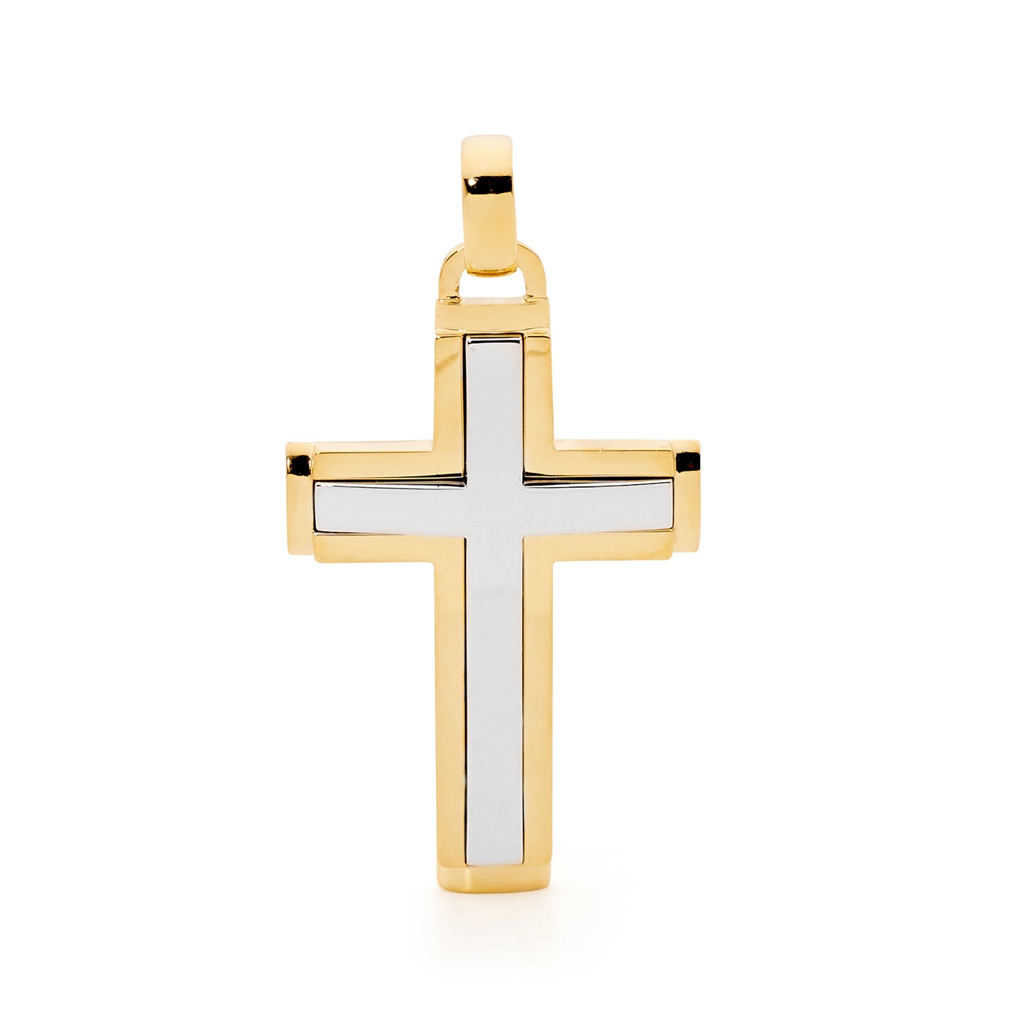 Statement Two-Tone Latin Cross